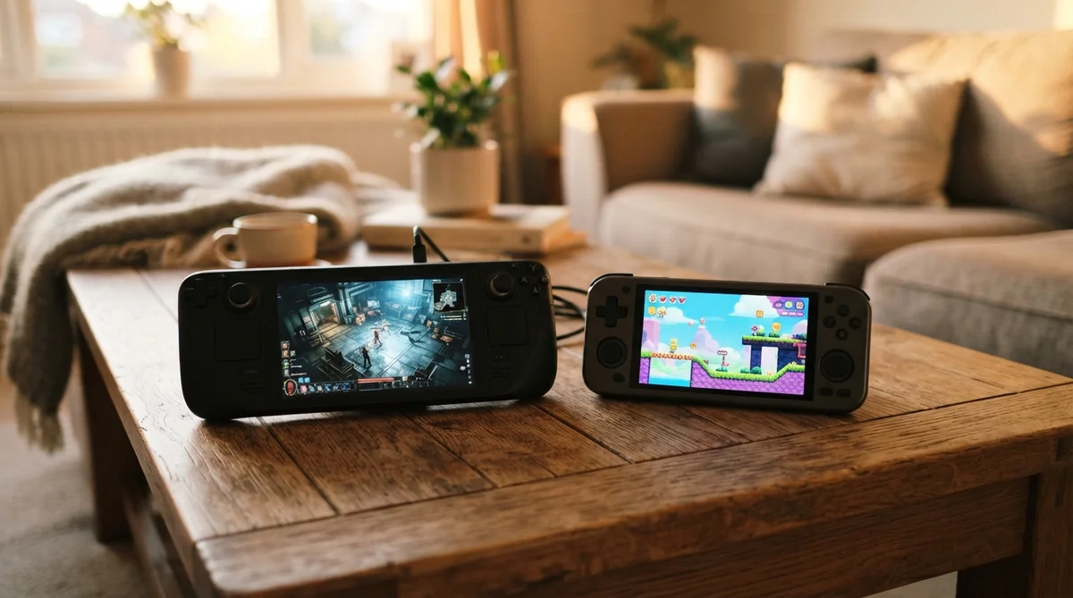 Handheld Gaming PC Versus Nintendo Switch Hardware Comparison